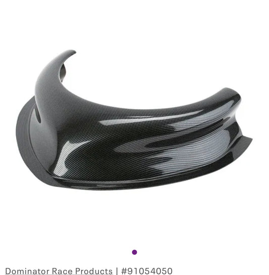 Carbon Fiber Look Reverse Hood Scoop