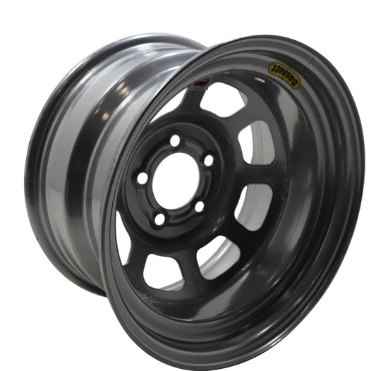 AERO 52 Series 15 x 8 Black IMCA Certified Wheel, 3 Offset, 5 x 4