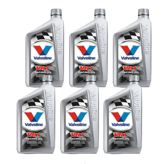 Valvoline 822347 VR1 Racing Oil, 20W50, 6 Quart