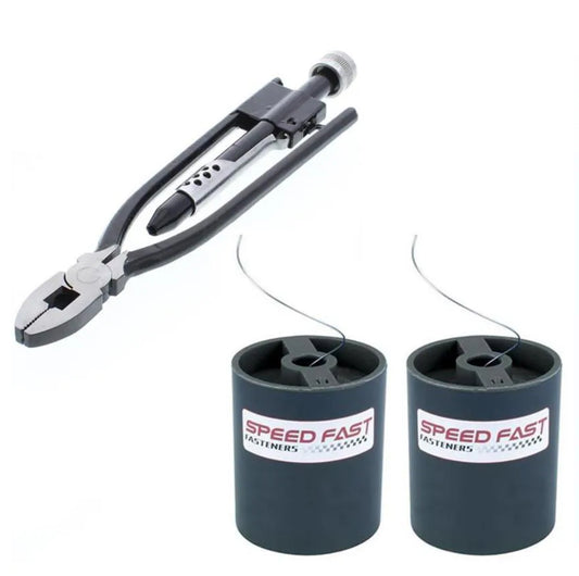 Stainless .025/.032 Inch Safety Wire Kit with Twister Plier Tool