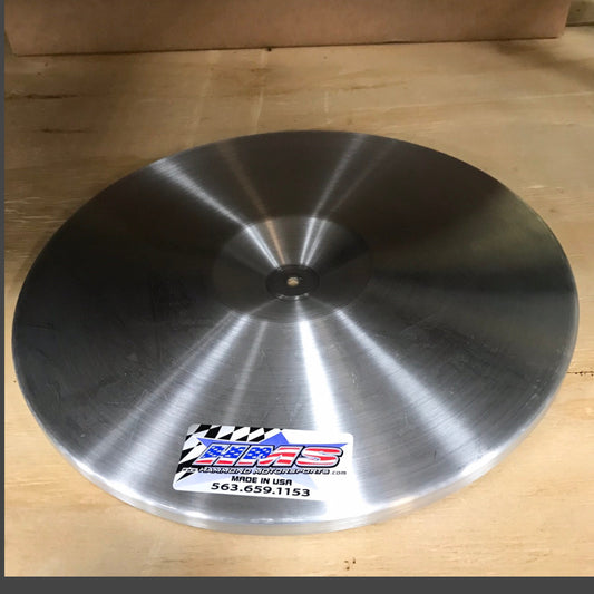 " Flat Top Air Cleaner Lid - MILL FINISH